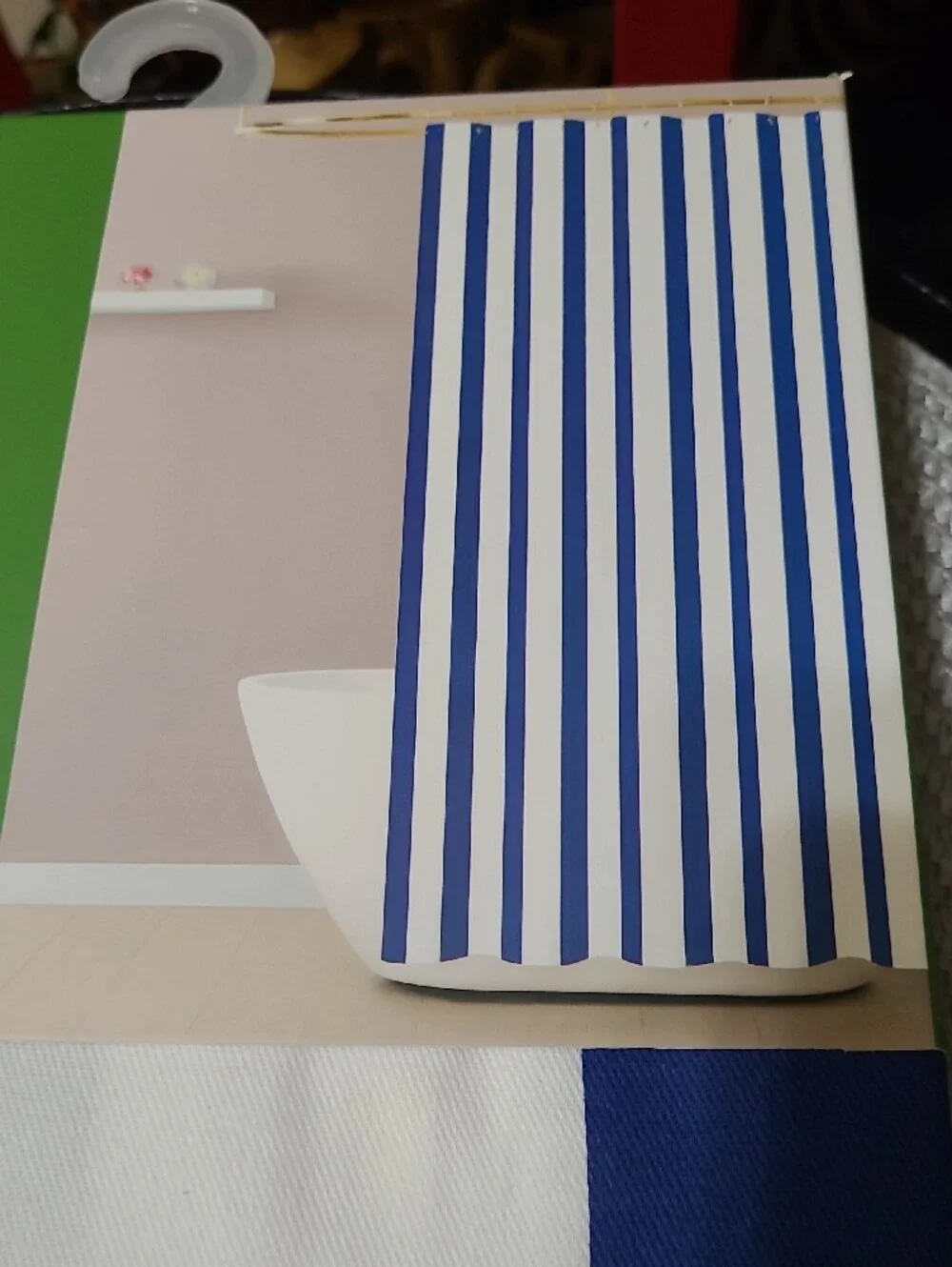 Kate Spade Striped Shower Curtain